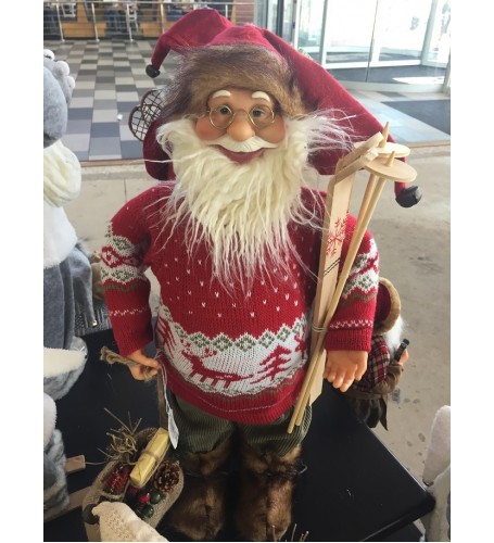 SANTA WITH SKI'S 